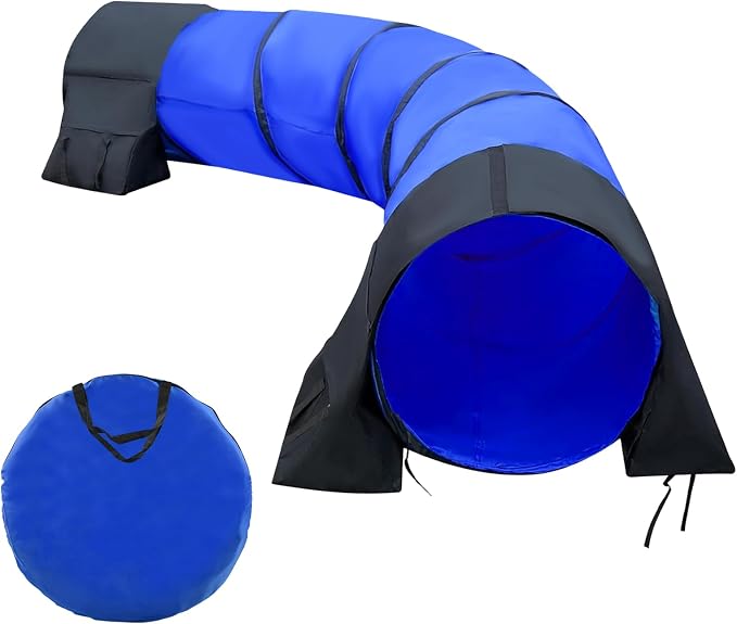 10 Foot Dog Agility Tunnel by Bebegigi