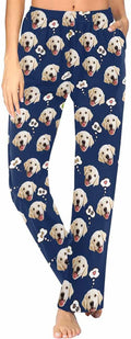 Custom Face Pajamas Pants Personalized Sleepwear Bottoms by MyPupSocks