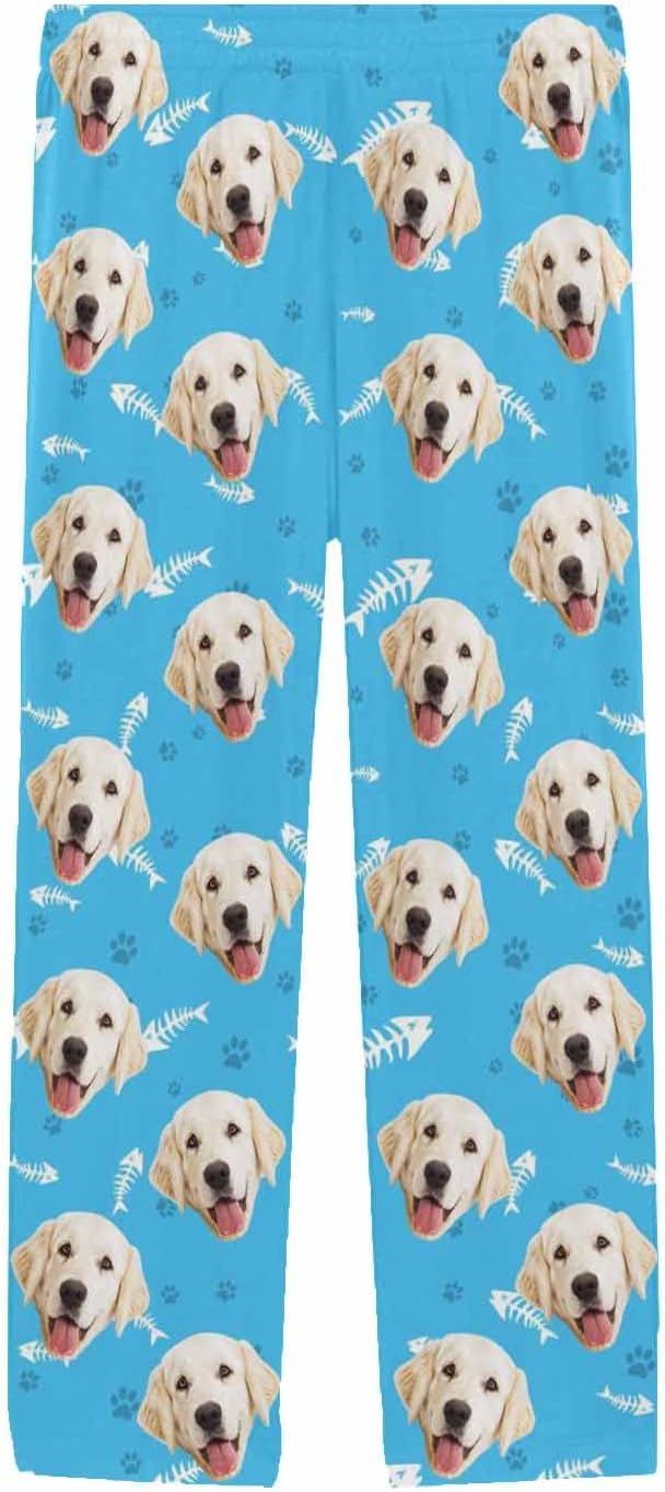 MyPupSocks Custom Pet Face Pajamas Pants Photo Pajama Bottoms - Image 3