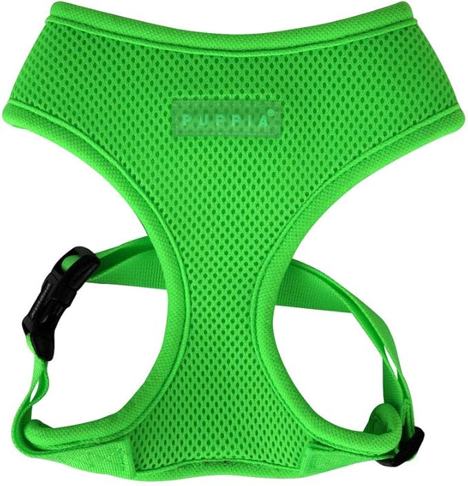 Puppia Neon Dog Harness Over-The-Head No Choke No Pull Walking Training by PUPPIA