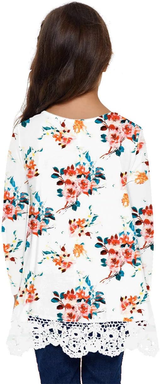 storeofbaby Girls Casual Tunic Tops Short Sleeve Loose Soft Blouse T-Shirt - Image 5