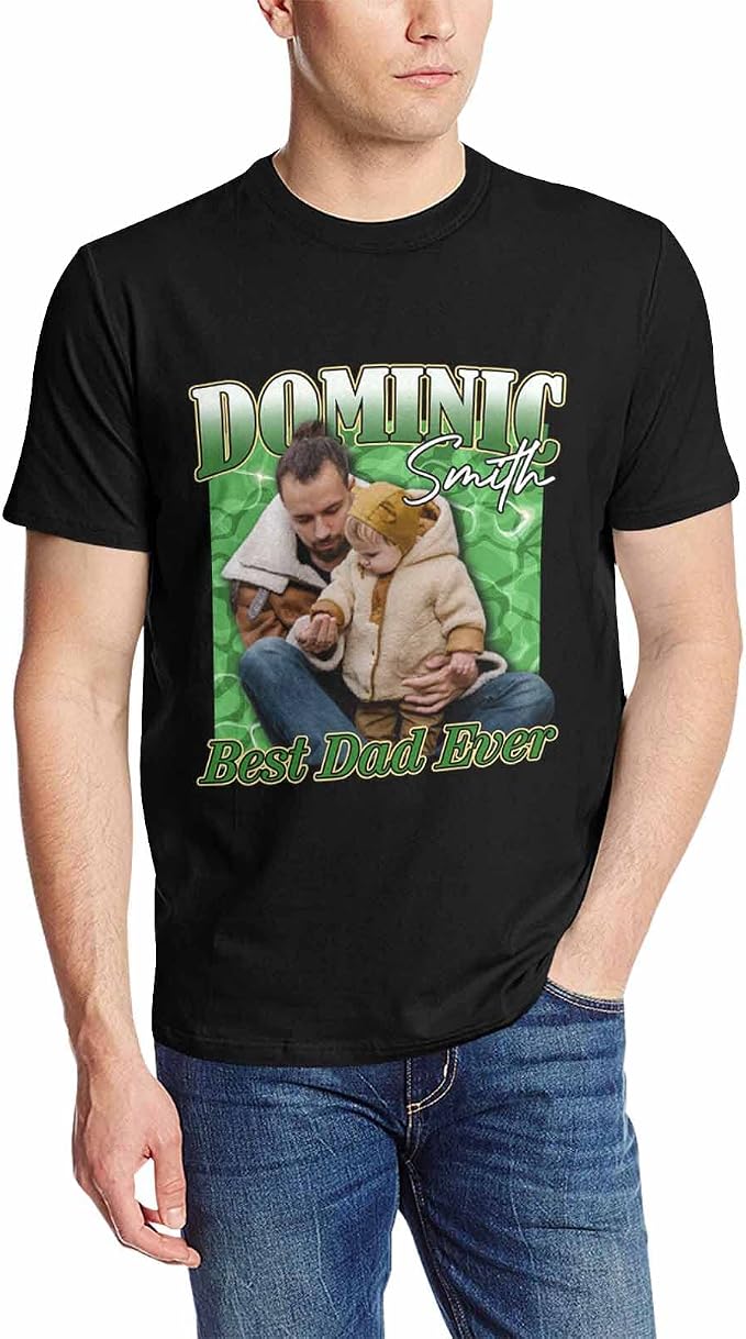 Custom T Shirts with Face Photo Text Pet Shirt by Artsadd