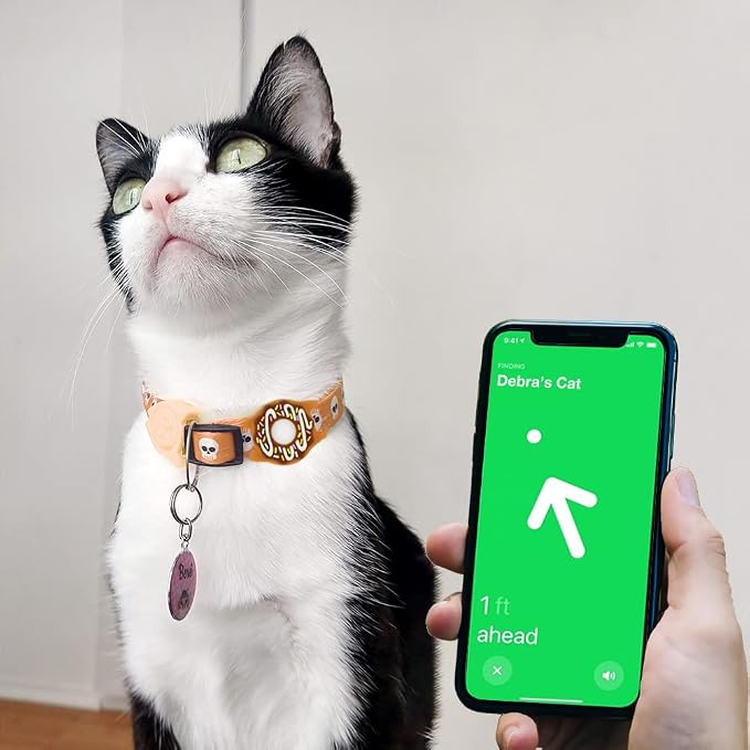 Cat Collar Holder for Airtag, Cat & Small Dog Harness Case for Air Tag - Image 3