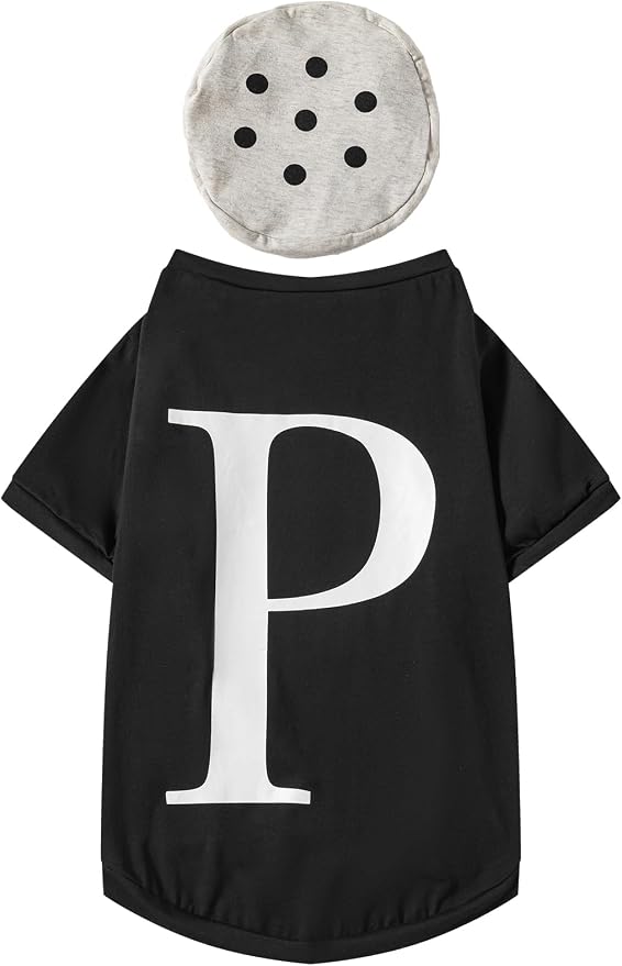 Salt and Pepper Dog Costume Halloween Pet Dog Cosplay Salt & Pepper Theme - Image 2