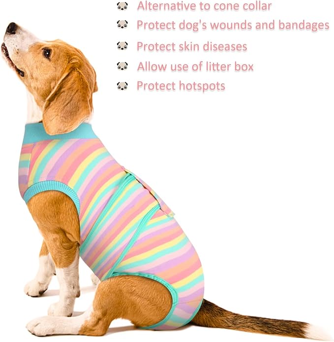 Kuoser Recovery Suit for Dogs Cats After Surgery, Professional Pet Recovery - Image 7