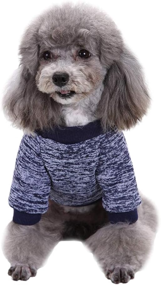 Jecikelon Dog Clothes Dogs Sweater Soft Puppies Clothing Winter Puppy Sweaters - Image 2