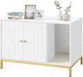 Feandrea Cat Litter Box Enclosure, Hidden Litter Box Furniture by FeandreabySONGMICSHOME