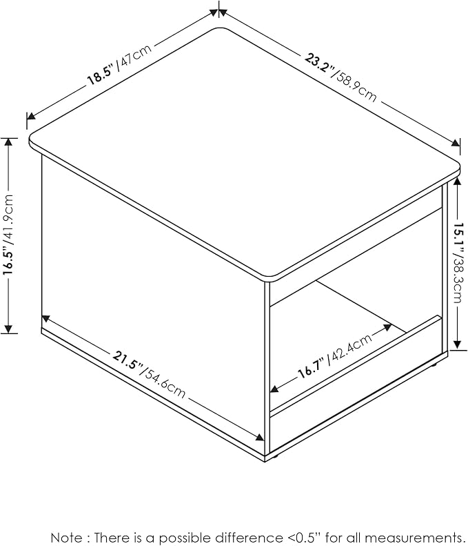 Furinno Peli Top Opening Litter Box Enclosure - Image 2