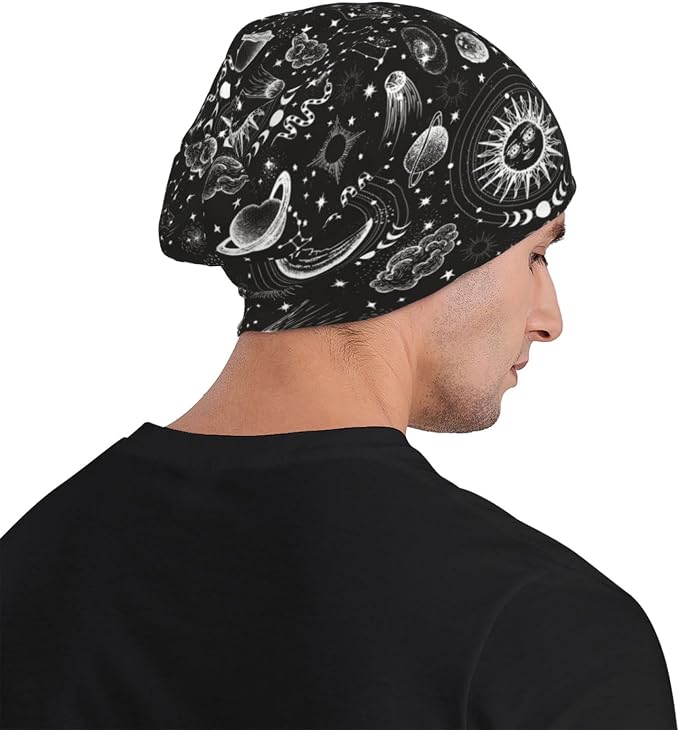 Beanie Hat Skull Cap Chemo Hat Slouchy Cap Headwear Stretch Knitted Hats - Image 8