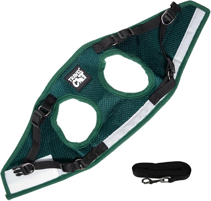 Travel Cat The Emerald Explorer Limited Edition Green Harness and Leash Set - Image 6