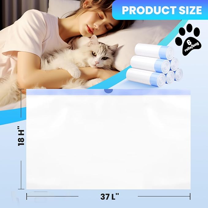 60 Pack Jumbo Cat Litter Bags - Image 3