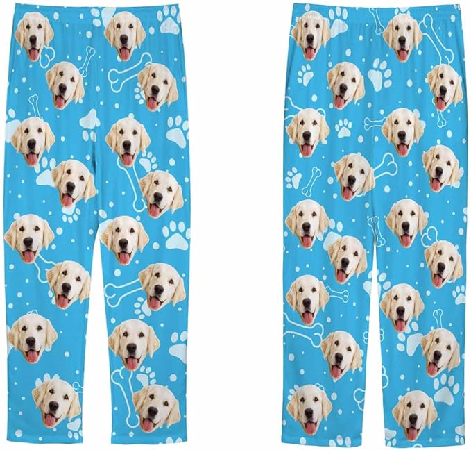 Custom Pajama Pants Women Personalized Face Pajamas Bottom Couple Pajama Pants - Image 6