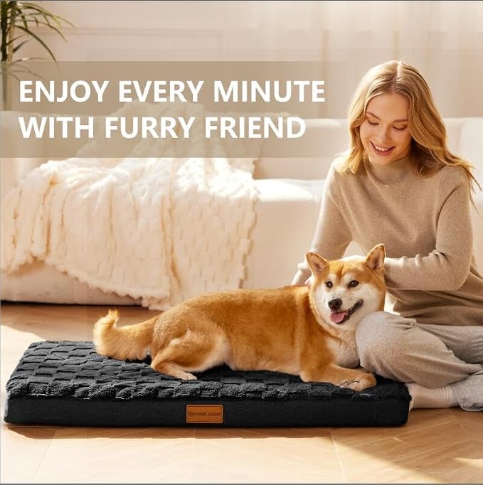 Patas Lague Orthopedic Dog Bed Large Sized Dog 36''X24'', Waterproof Soft - Image 2
