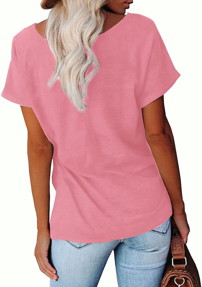 NIUBIA Women's T Shirts Summer Tops Simple Heart Graphic Shirts Sayings Short - Image 3