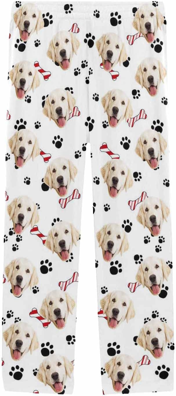 MyPupSocks Custom Pet Face Pajamas Pants Photo Pajama Bottoms - Image 3