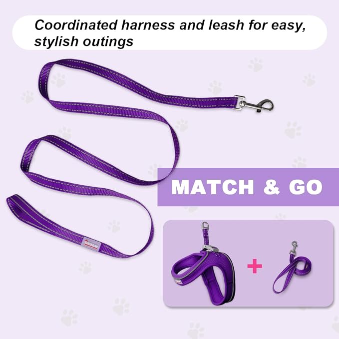 Cat Harness and Leash Set, Escape Proof Kitten Harness, Step in Adjustable Soft - Image 8