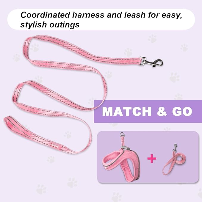 Cat Harness and Leash Set, Escape Proof Kitten Harness, Step in Adjustable Soft - Image 8