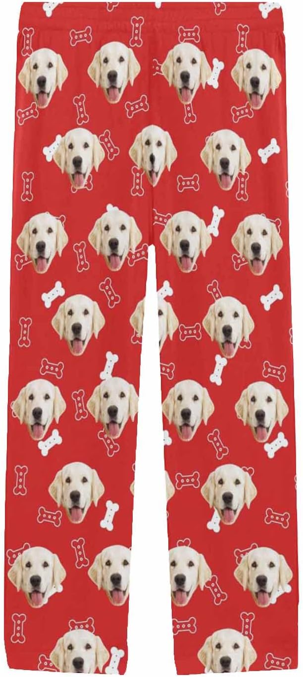 MyPupSocks Customized Face Pajamas Pants Photo Pajama Bottoms - Image 3