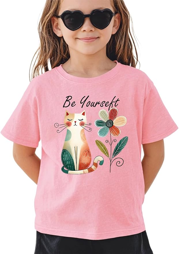 Kids Toddler Little Boys Girls T-Shirt Short Sleeve Funny Animals Graphic by Unknown