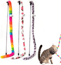 3 PCS Cat Wands, Soft Plush Srtip Kitten Wands Interactive Kitten Toys Cute by lpdrzka