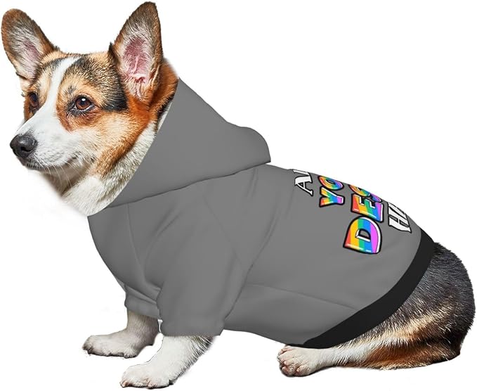 Custom Dog Hoodie for Small Pets, Personalized Photo Text Pet Warm Pullover - Image 6