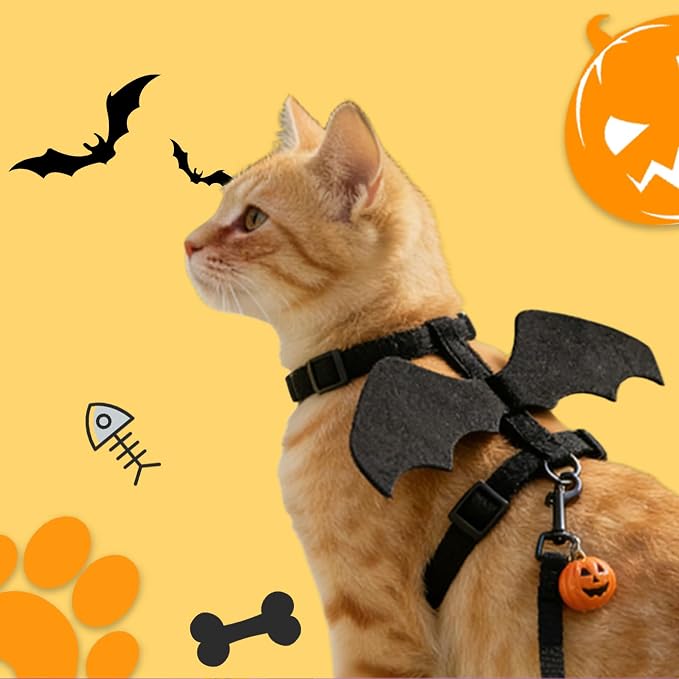 Cat Harness and Leash, Cat Halloween Costumes - Image 2