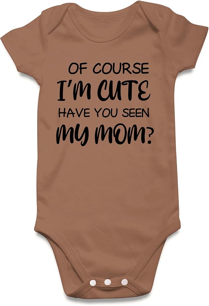 UNIFACO Unisex Baby Funny Saying Outfit Short and Long Sleeve Bodysuits Romper by UNIFACO
