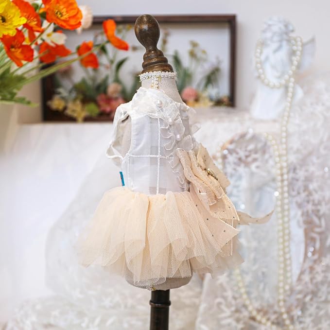 Fashion Sweet Puppy Dog Blingbling Princess Skirt Pet Dog Lace Cake Camisole - Image 3