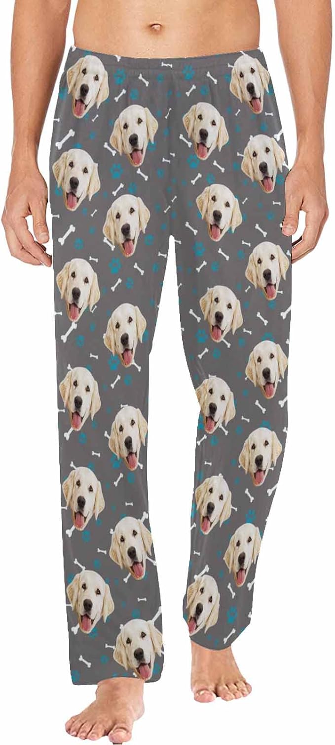 MyPupSocks Personalized Face Pajamas Pants Photo Pajama Bottoms by MyPupSocks