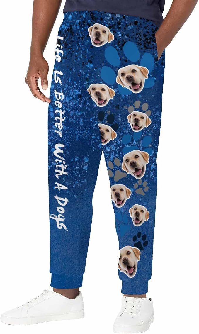 Custom Sweatpants for Men Women Personalised Joggers Pants - Image 2