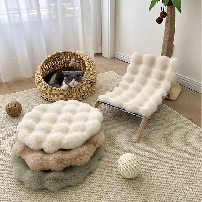 SHENGOCASE Pet Cushion Pad, Faux Fur Dog and Cat kneading Pillow, Cozy Bed - Image 7