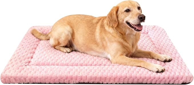 Dog Bed Mat, Reversible Dog Crate Pad by FogkissComfyPawsHome