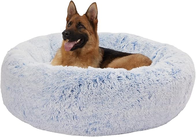 Bedfolks Calming Donut Dog Bed by Bedfolks