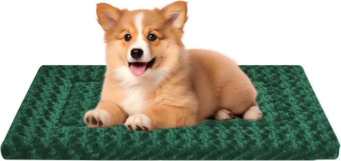 4 Pcs Washable Dog Bed Plush Orthopedic Outdoor Crate Mat - Image 3