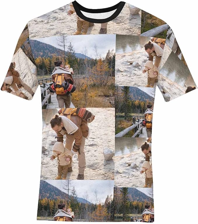 Custom T Shirts with Face Photo Text Pet Shirt - Image 3