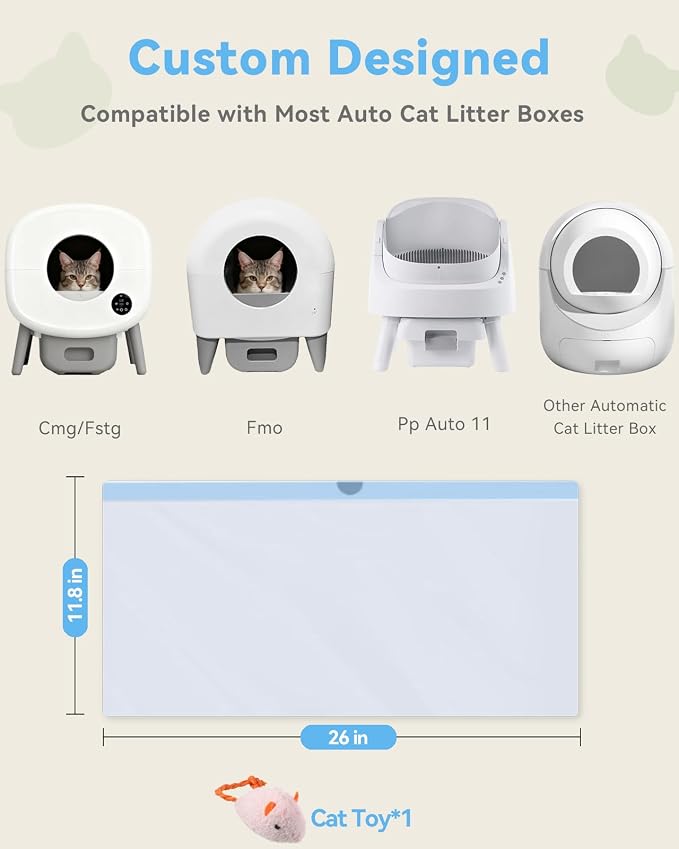 90 Count Automatic Cat Litter Box Bags Compatible - Image 2
