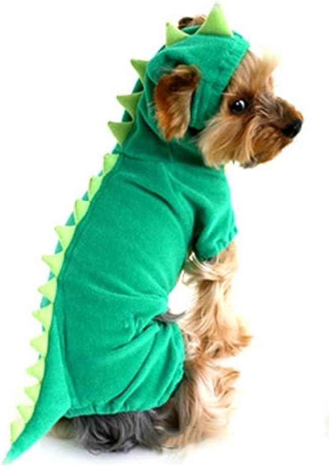 NACOCO Dog Dinosaur Design Costume Green Pet Clothes by HOME
