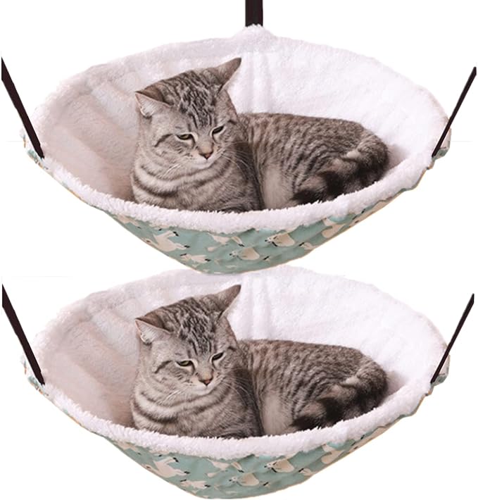 SHENGOCASE 2-Pack Cat Hammock Lounge Cat Hanging Bed by SHENGOCASE