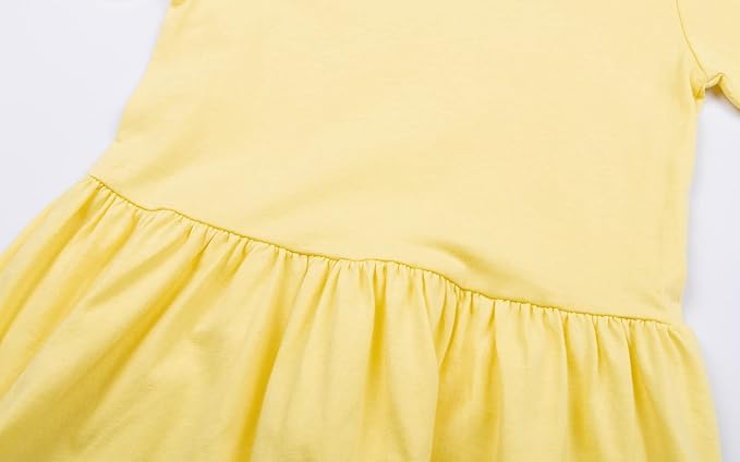 Mud Kingdom Little Girls Dresses Cotton Summer Holiday Cute Cat Dress Short - Image 2