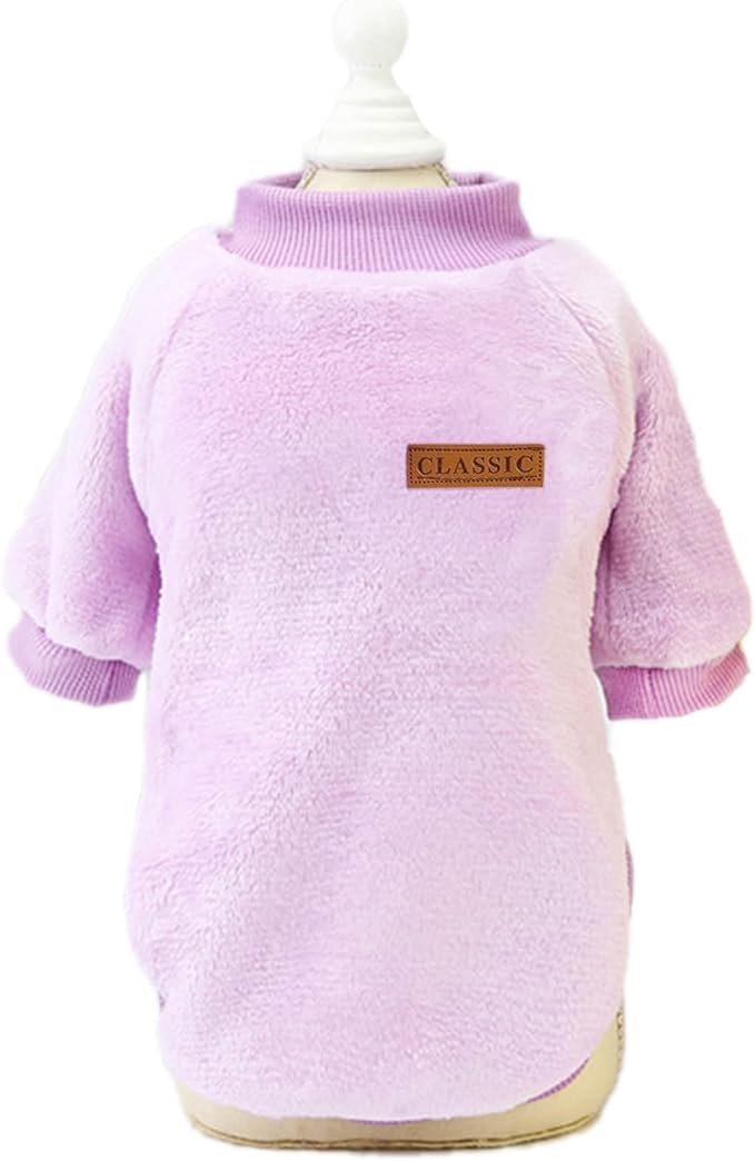Jecikelon Pet Dog Clothes Dog Sweater Soft Thickening Warm Pup Dogs Shirt - Image 2
