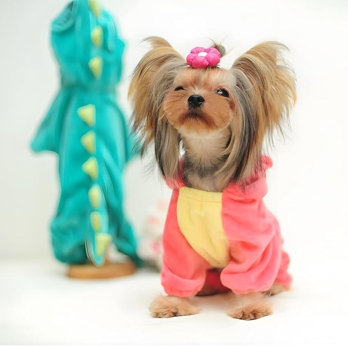 NACOCO Dog Dinosaur Design Costume Green Pet Clothes - Image 2