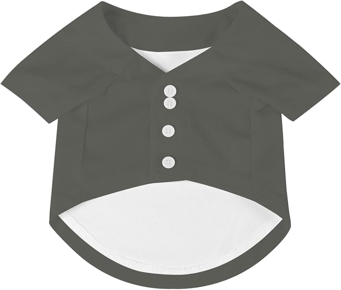 Custom Pet Dog Baseball Jersey Personalized Dog&Cat Jersey Printed Text Logo - Image 3