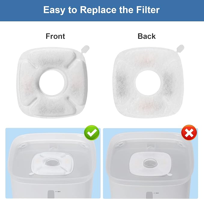 8 Pcs Cat Fountain Replacement Filters - Image 5