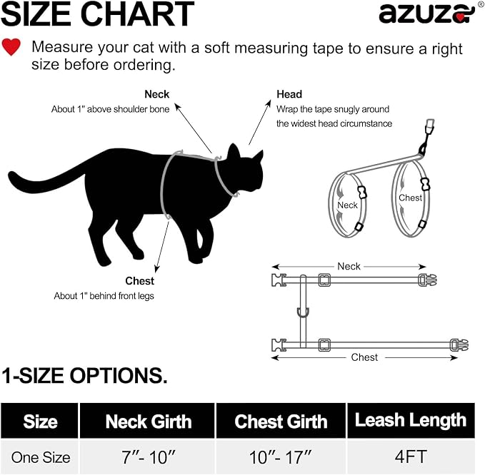 azuza Cat Harness and Leash Set - Image 6