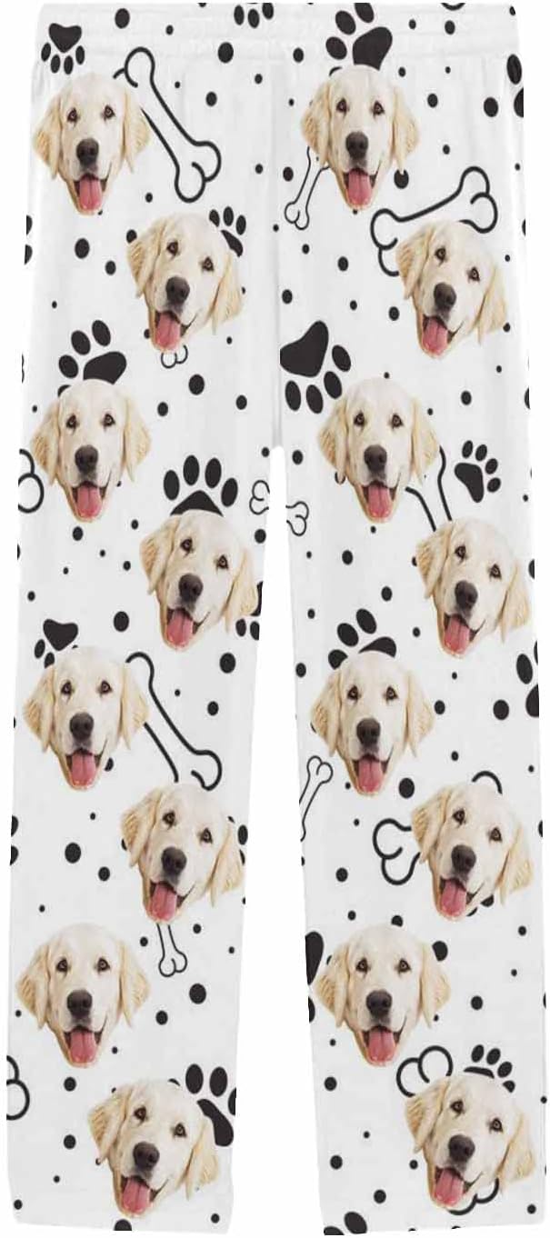MyPupSocks Personalized Face Pajamas Pants Photo Pajama Bottoms - Image 3