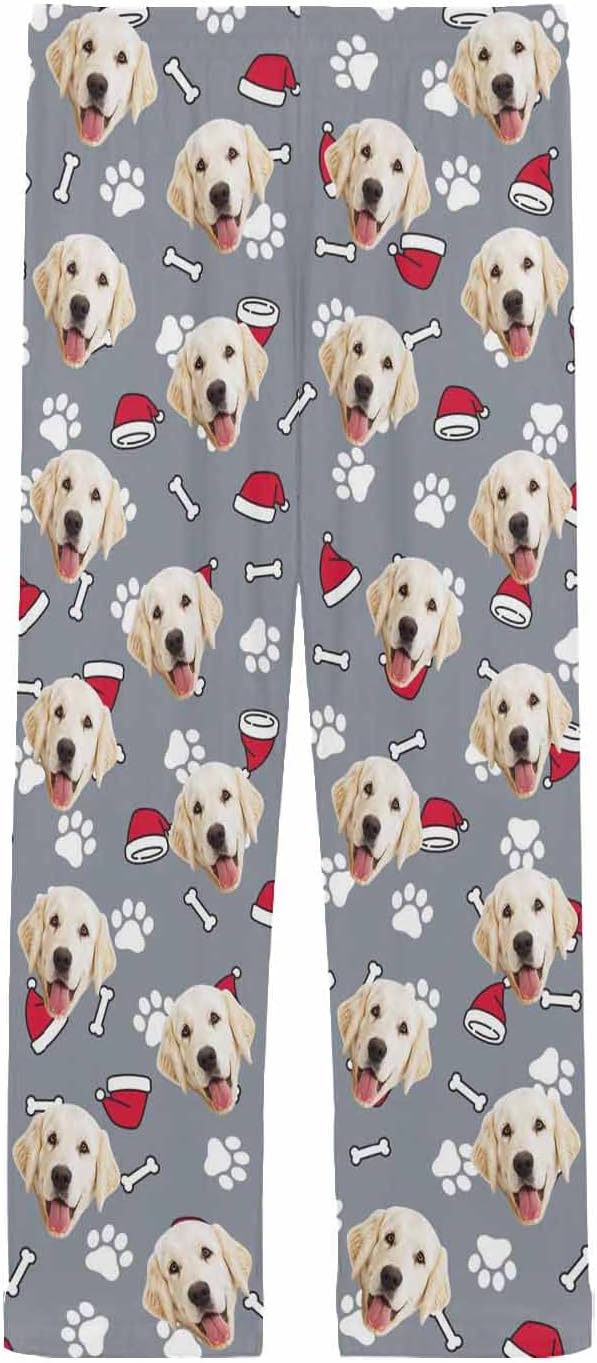MyPupSocks Custom Pet Face Pajamas Pants Photo Pajama Bottoms - Image 4