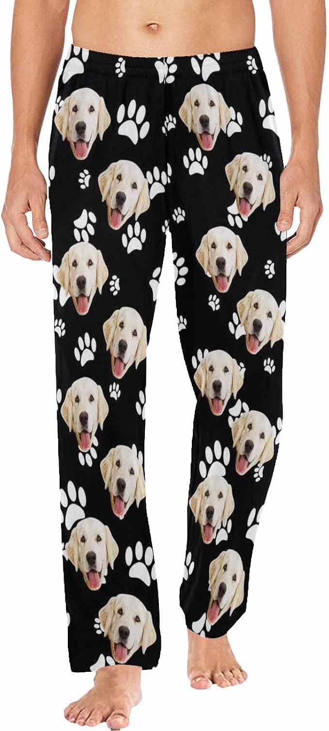 MyPupSocks Customized Face Pajamas Pants Photo Pajama Bottoms by MyPupSocks