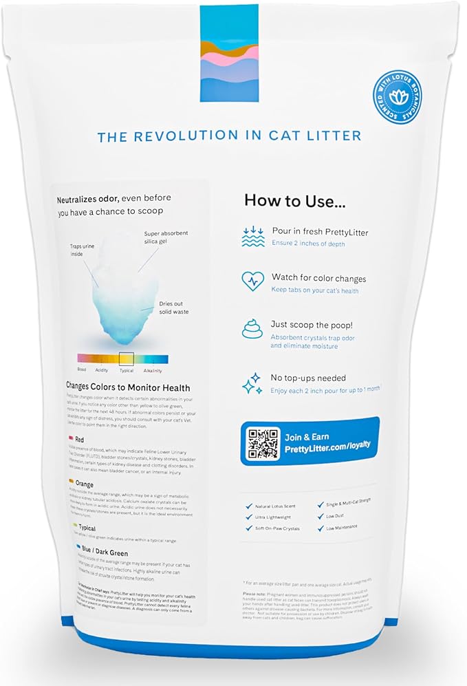 PrettyLitter Health Monitoring Cat Litter | Lightweight & Low Tracking - Image 2