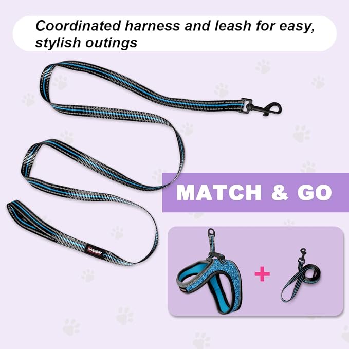 Cat Harness and Leash Set, Escape Proof Kitten Harness, Step in Adjustable Soft - Image 8