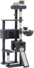 PAWZ Road Cat Tree, 60 Inches Cat Tower by PAWZRoad